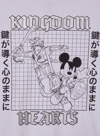 Polera corta Disney Kingdom Hearts con Sora y Mickey