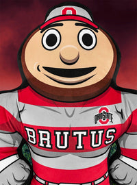 Peluche Brutus the Buckeye de Ohio State, 61 cm