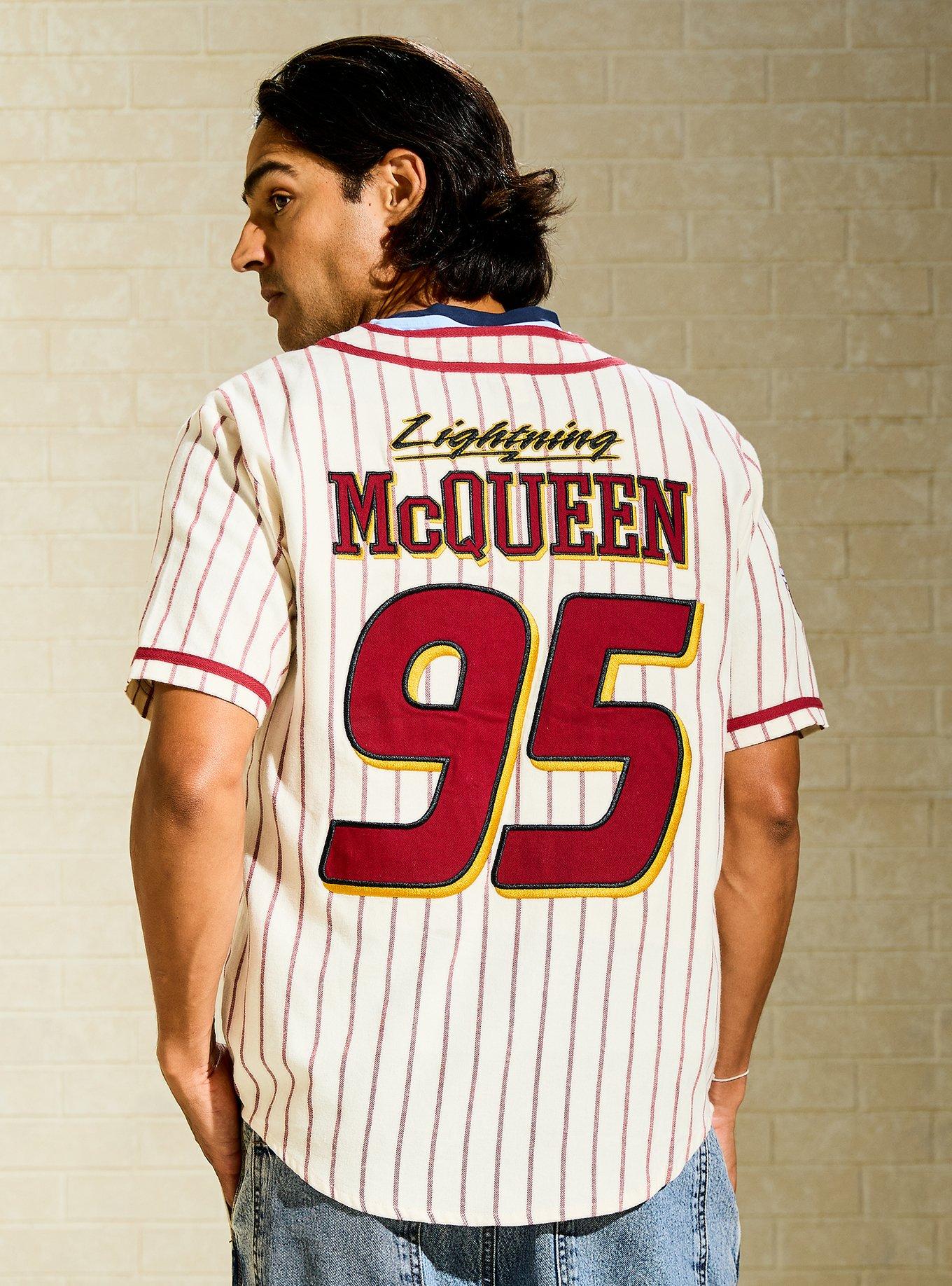 Camisa de béisbol Disney Pixar Cars con íconos