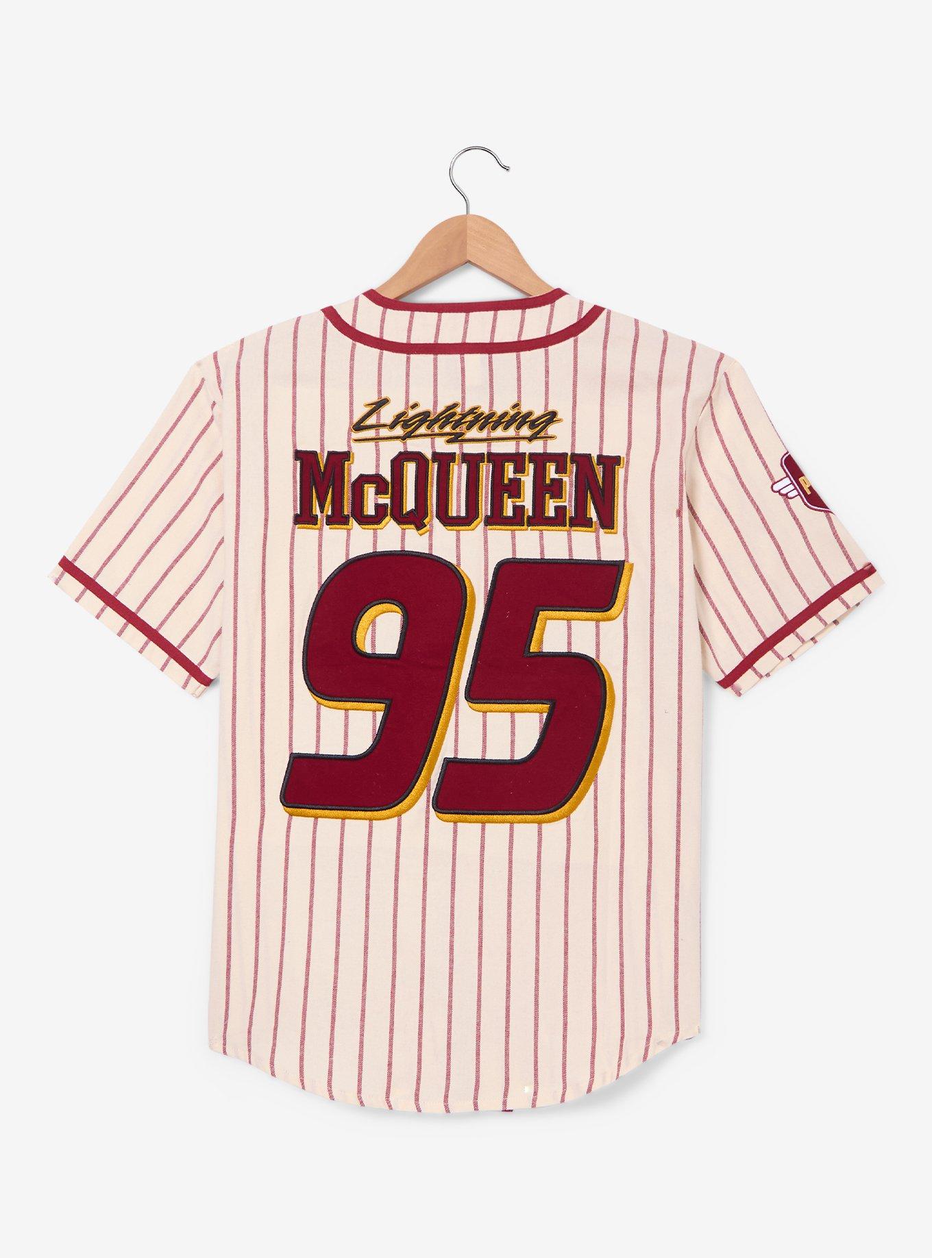 Camisa de béisbol Disney Pixar Cars con íconos