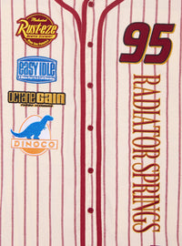 Camisa de béisbol Disney Pixar Cars con íconos