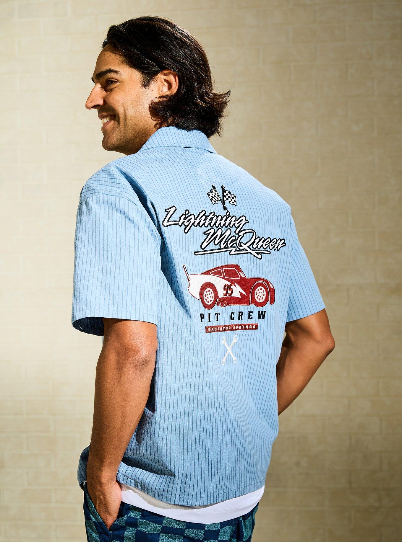 Camisa tipo garaje Disney Pixar Cars con botones