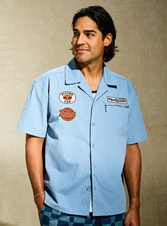Camisa tipo garaje Disney Pixar Cars con botones