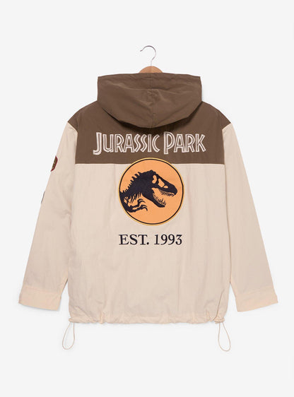 Chaqueta cortaviento bordada Jurassic Park