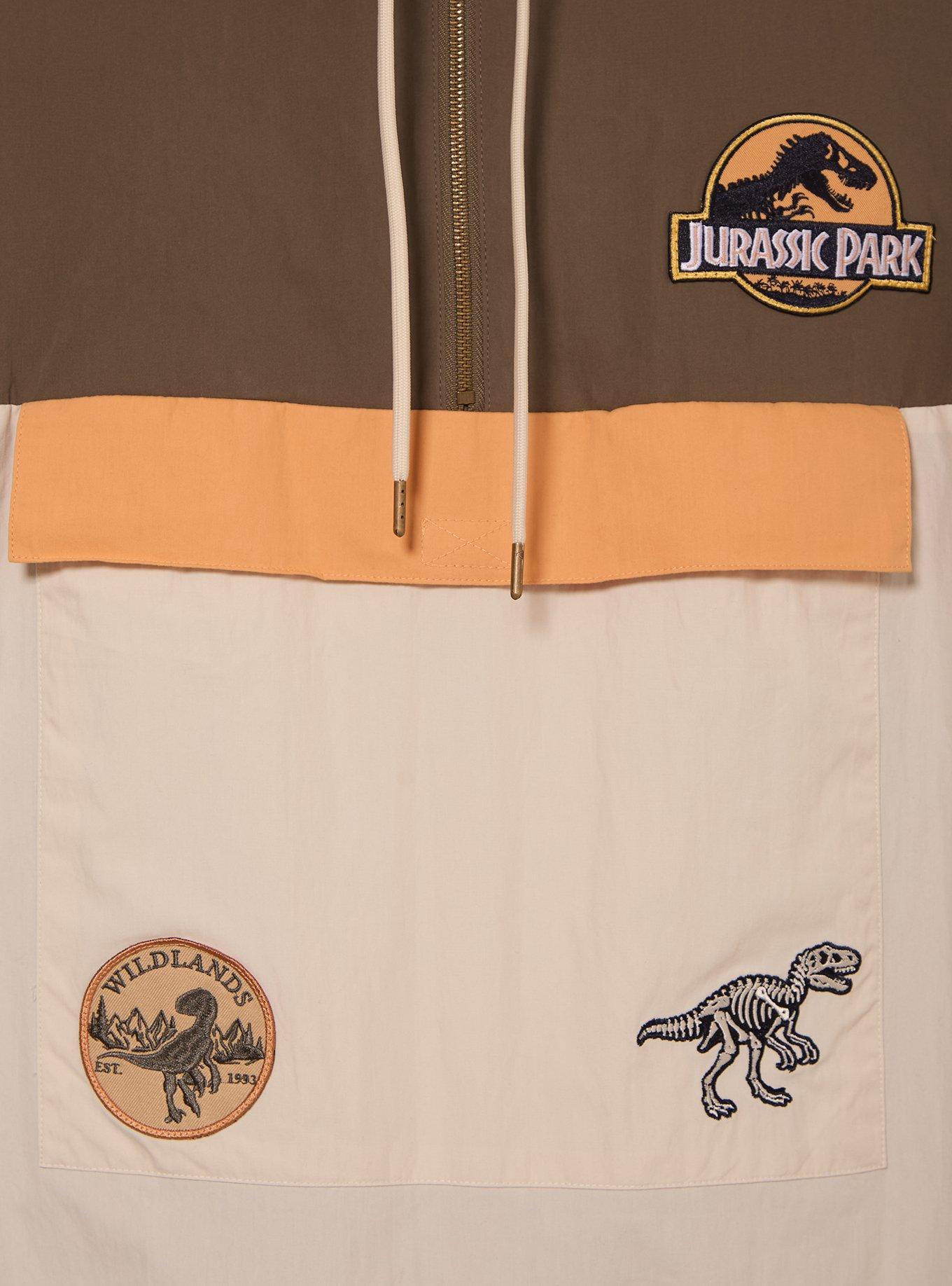 Chaqueta cortaviento bordada Jurassic Park