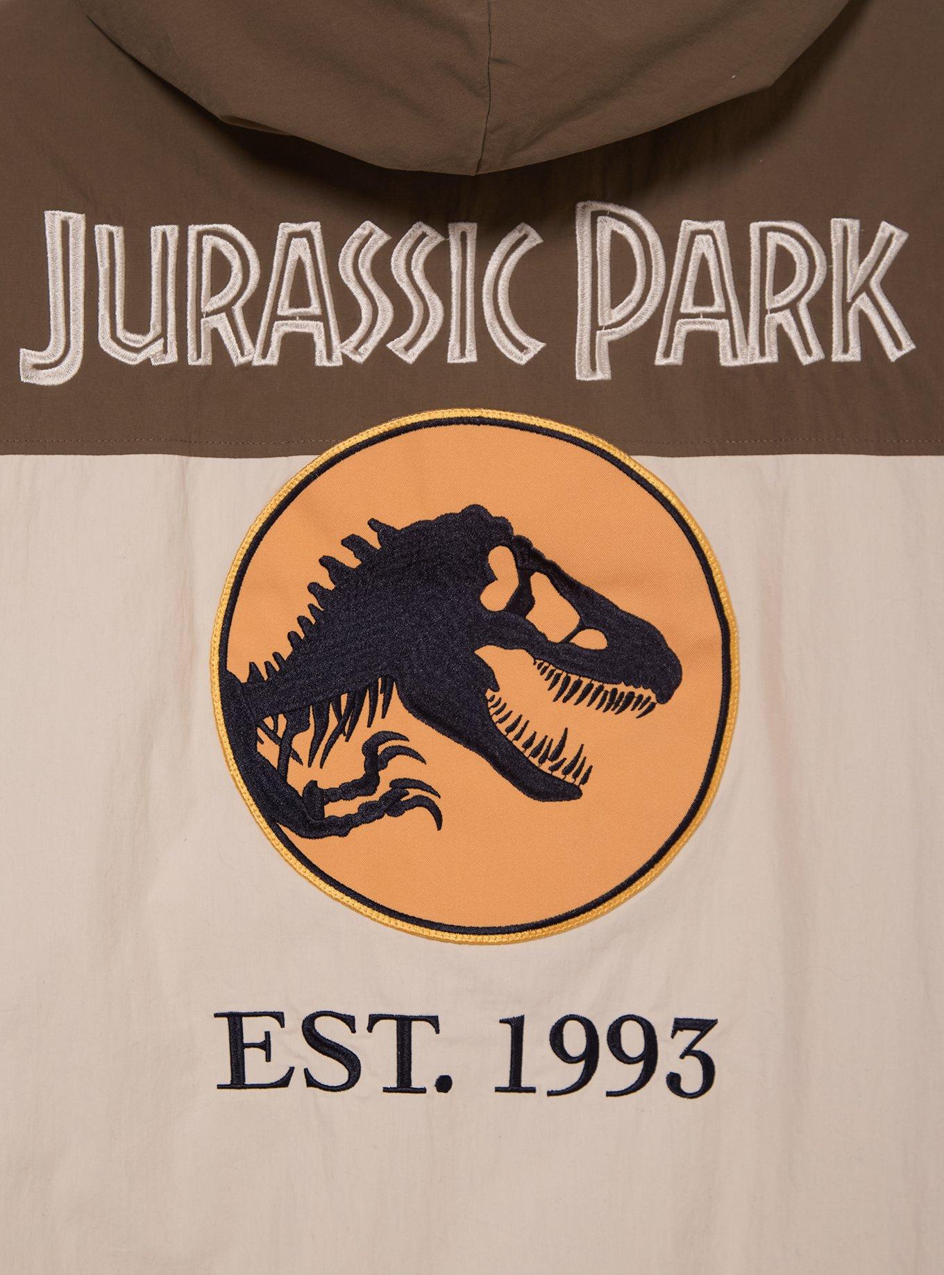 Chaqueta cortaviento bordada Jurassic Park
