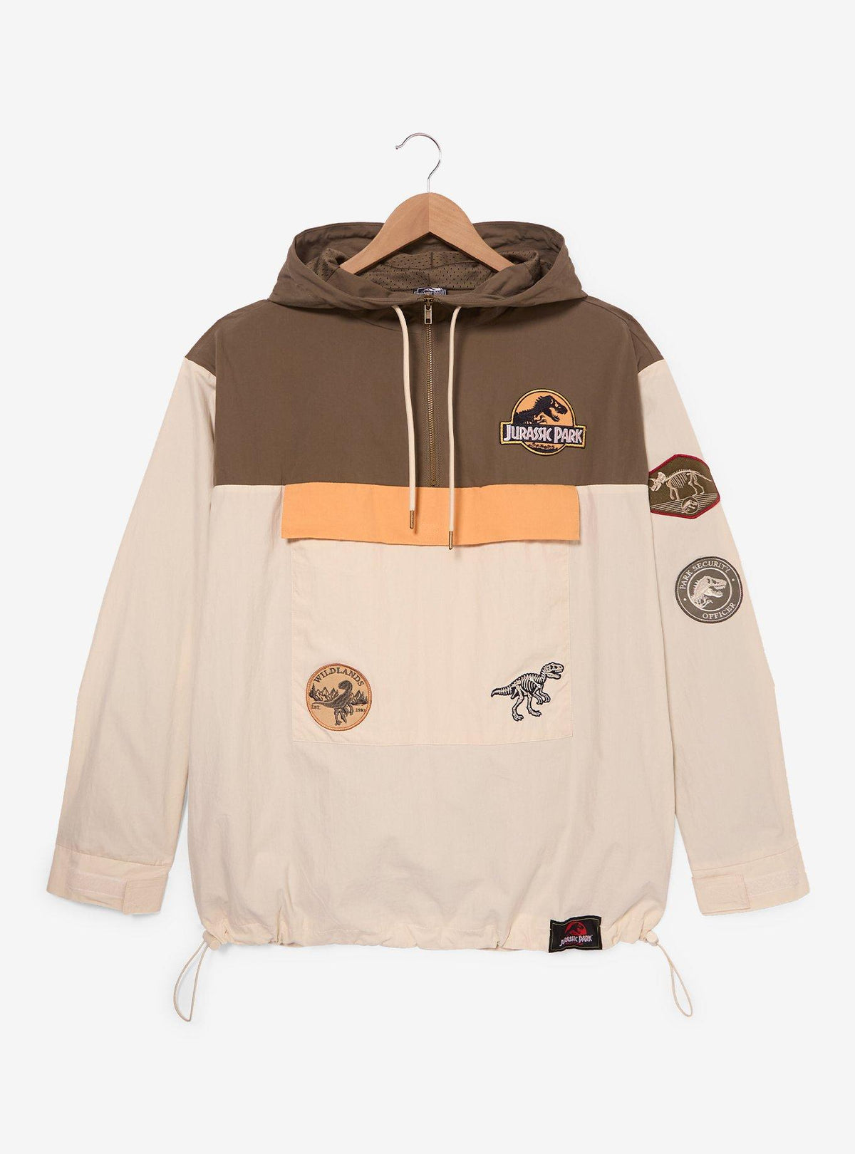 Chaqueta cortaviento bordada Jurassic Park