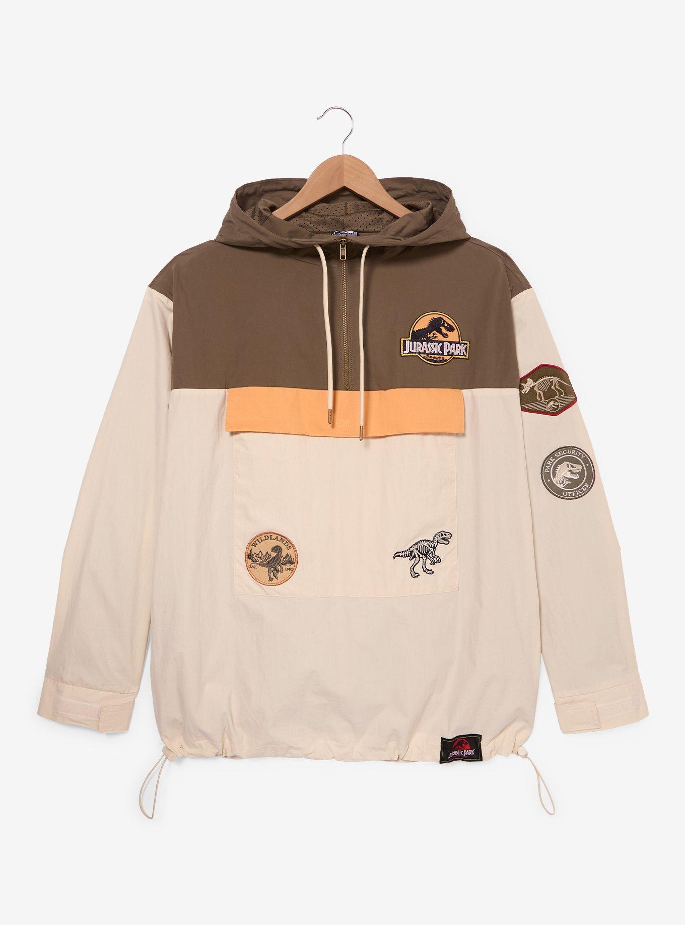 Chaqueta cortaviento bordada Jurassic Park