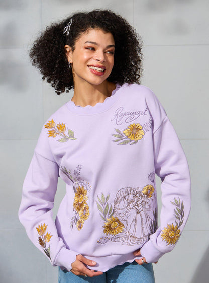 Polerón Disney Tangled Rapunzel y Maximus para mujer