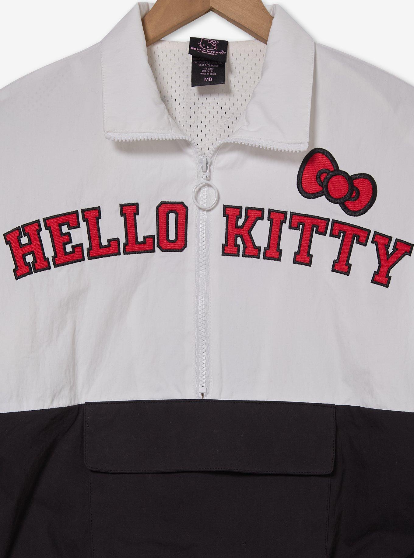 Cortaviento corto con íconos de Hello Kitty