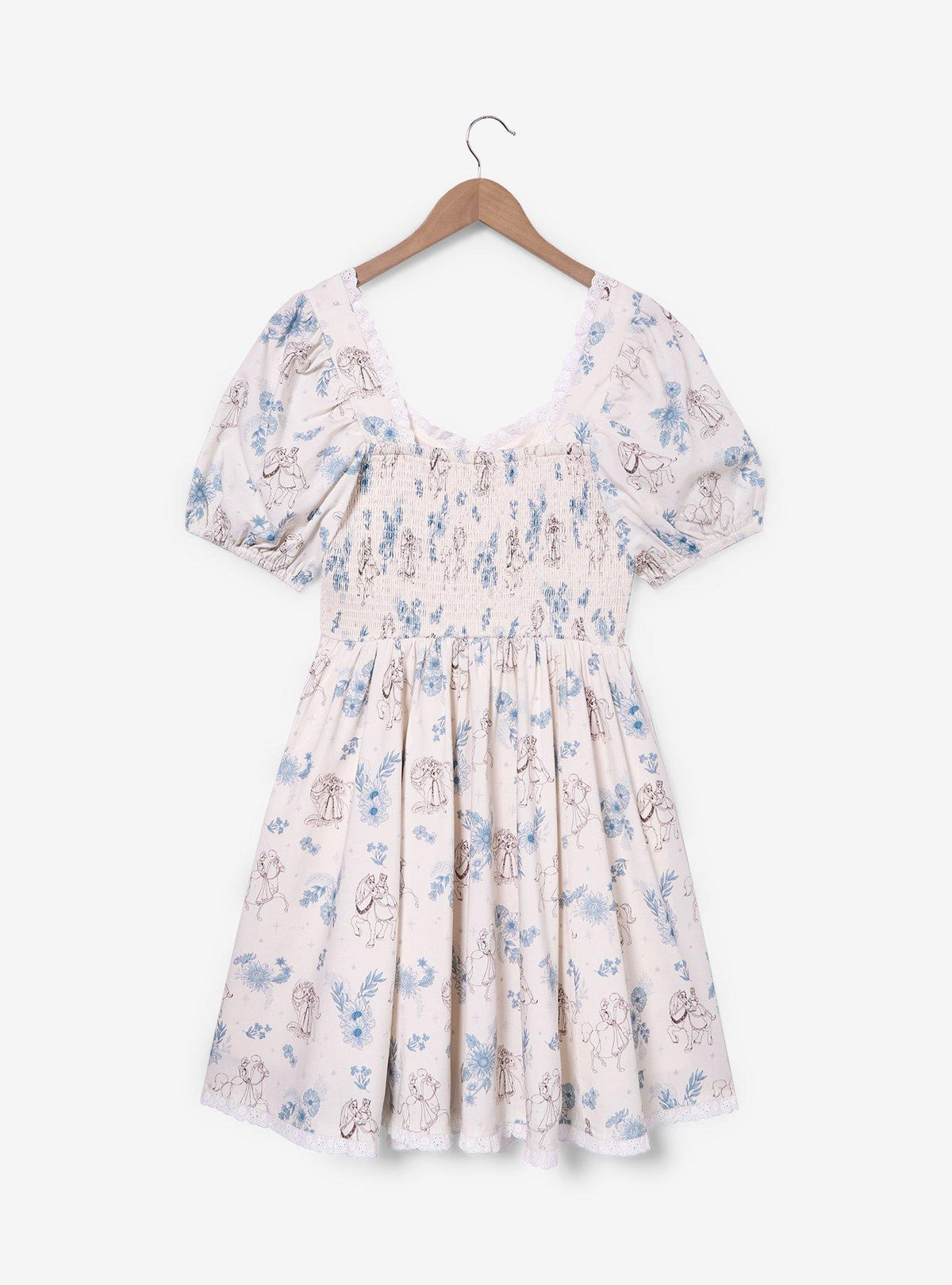 Vestido Disney Princess con flores y caballos
