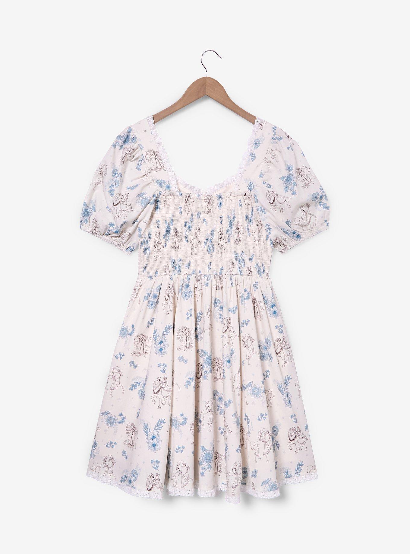 Vestido Disney Princess con flores y caballos