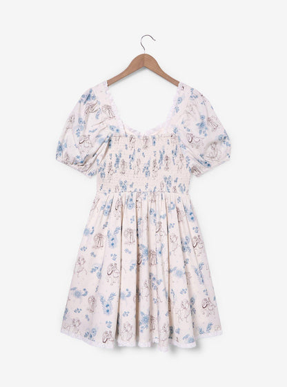Vestido Disney Princess con flores y caballos
