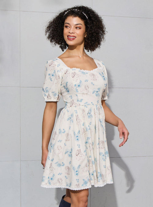 Vestido Disney Princess con flores y caballos