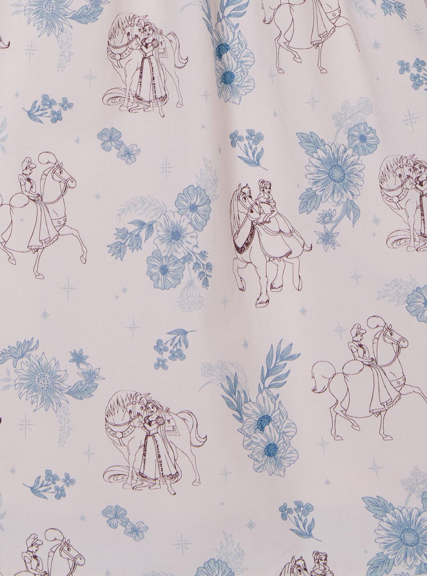 Vestido Plus Size Disney Princess con caballos y flores