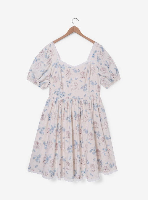 Vestido Plus Size Disney Princess con caballos y flores