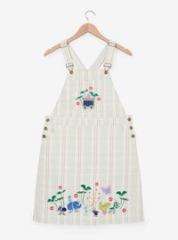 Vestido tipo jardinera a cuadros de Bichos