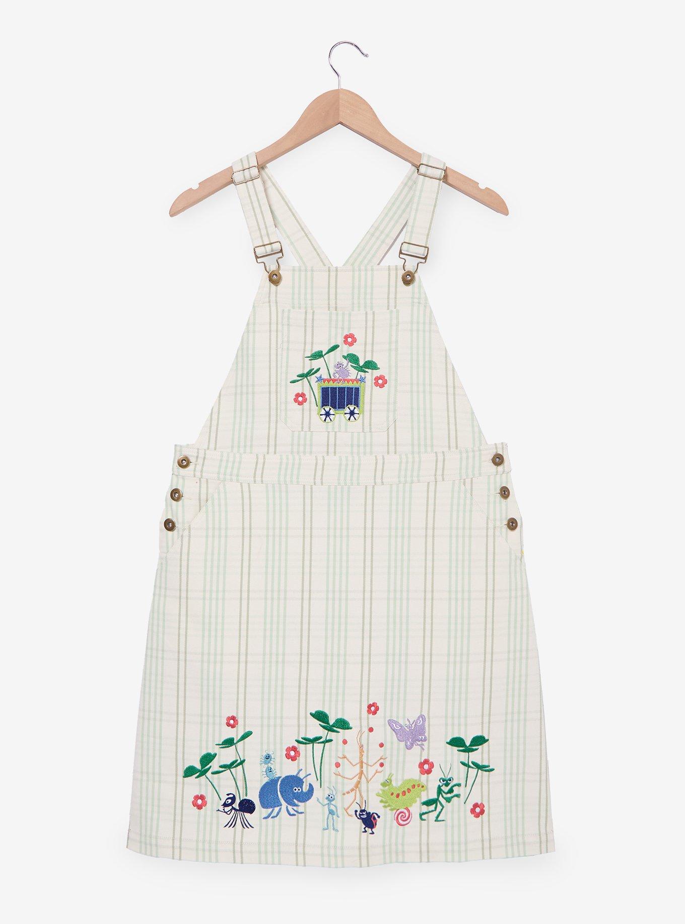 Vestido jardinera a cuadros A Bug's Life tallas plus