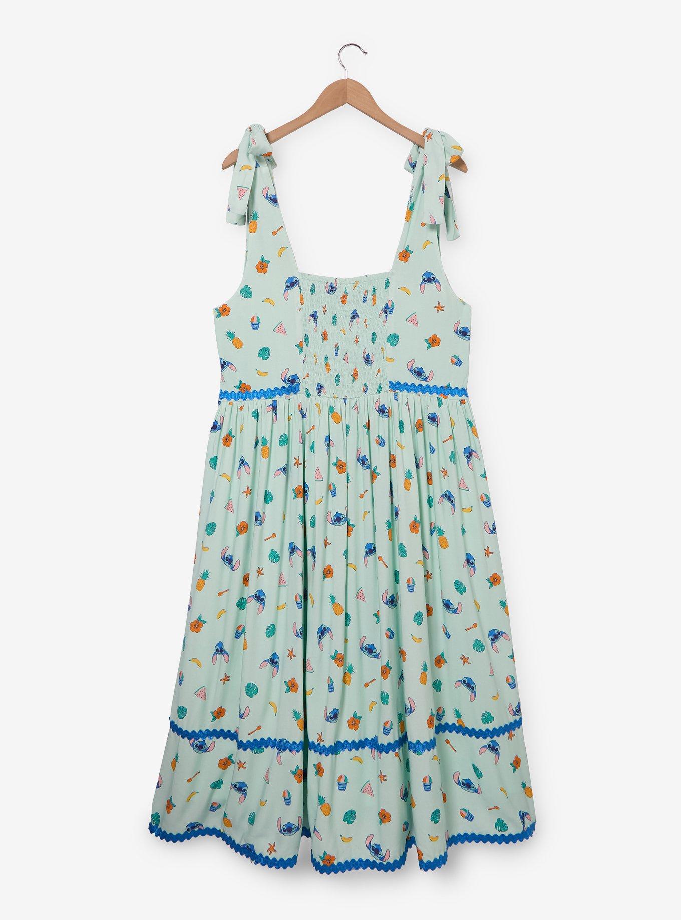 Vestido de tirantes Disney Lilo & Stitch con frutas
