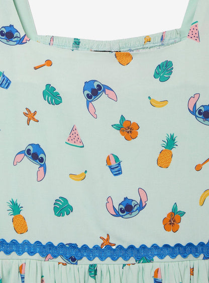 Vestido de tirantes Disney Lilo & Stitch con frutas