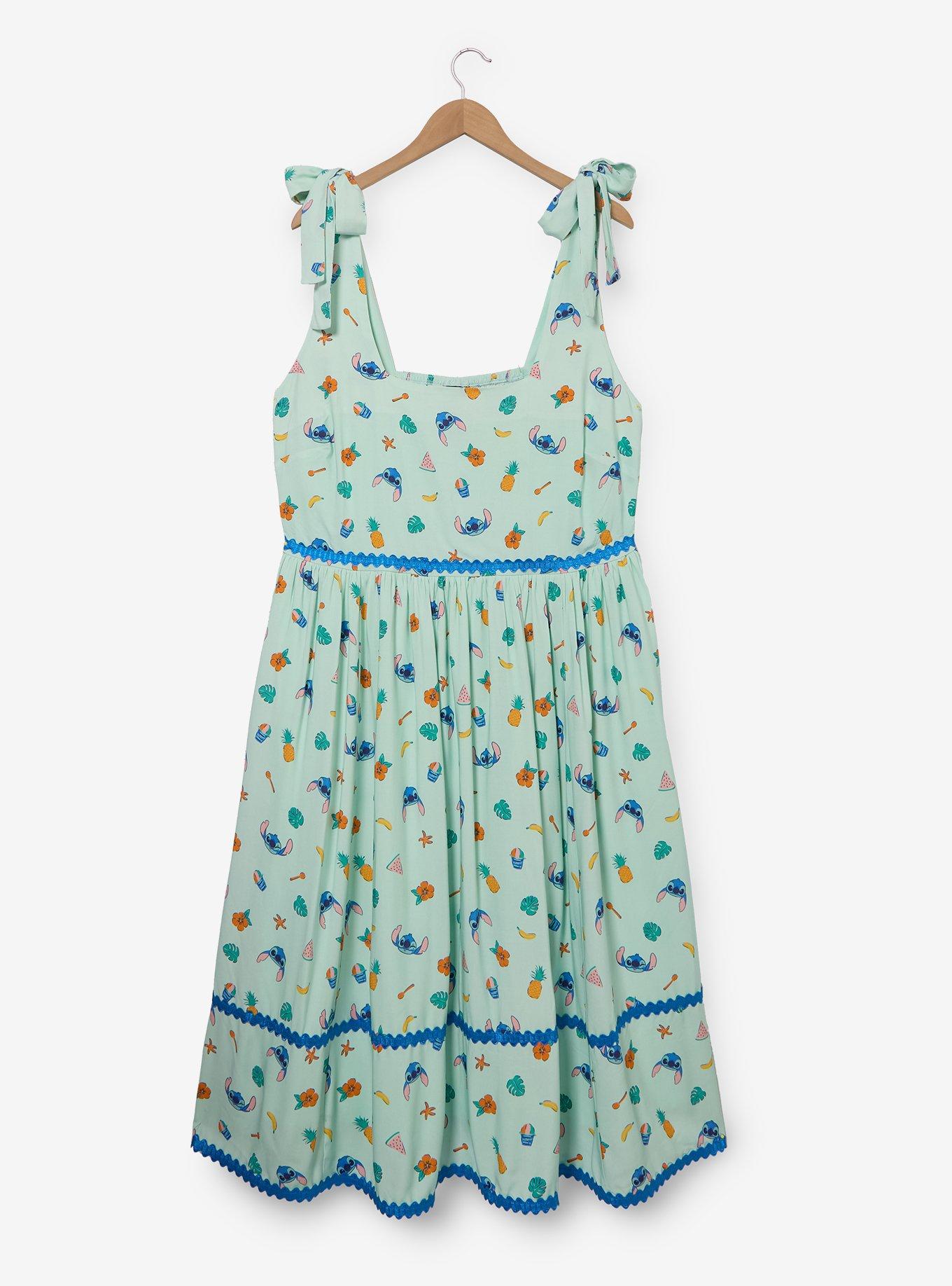 Vestido de tirantes Disney Lilo & Stitch con frutas
