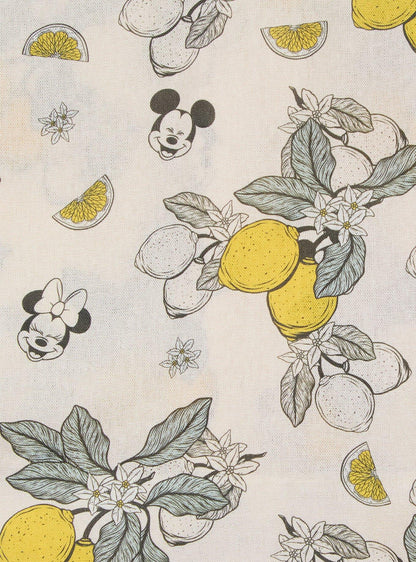 Falda-short de lino Disney Mickey & Minnie con limones
