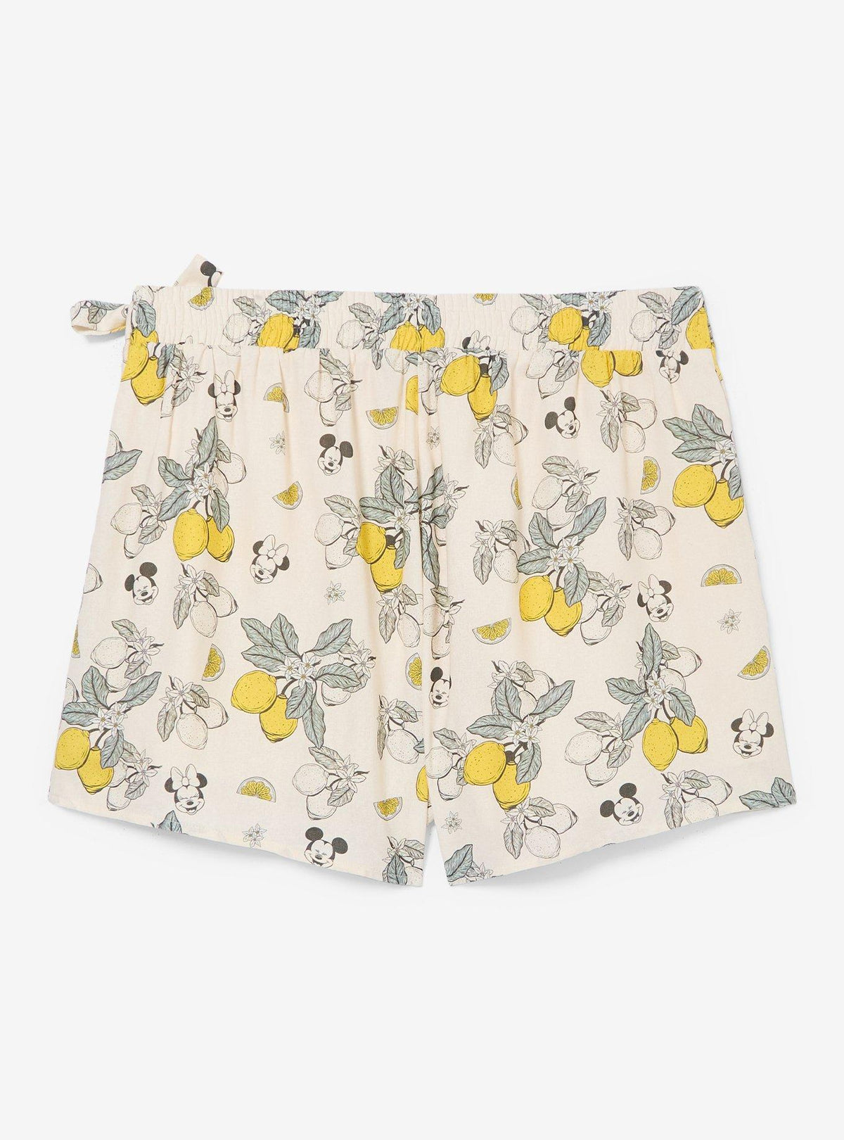 Falda pantalón de lino Mickey & Minnie con limones