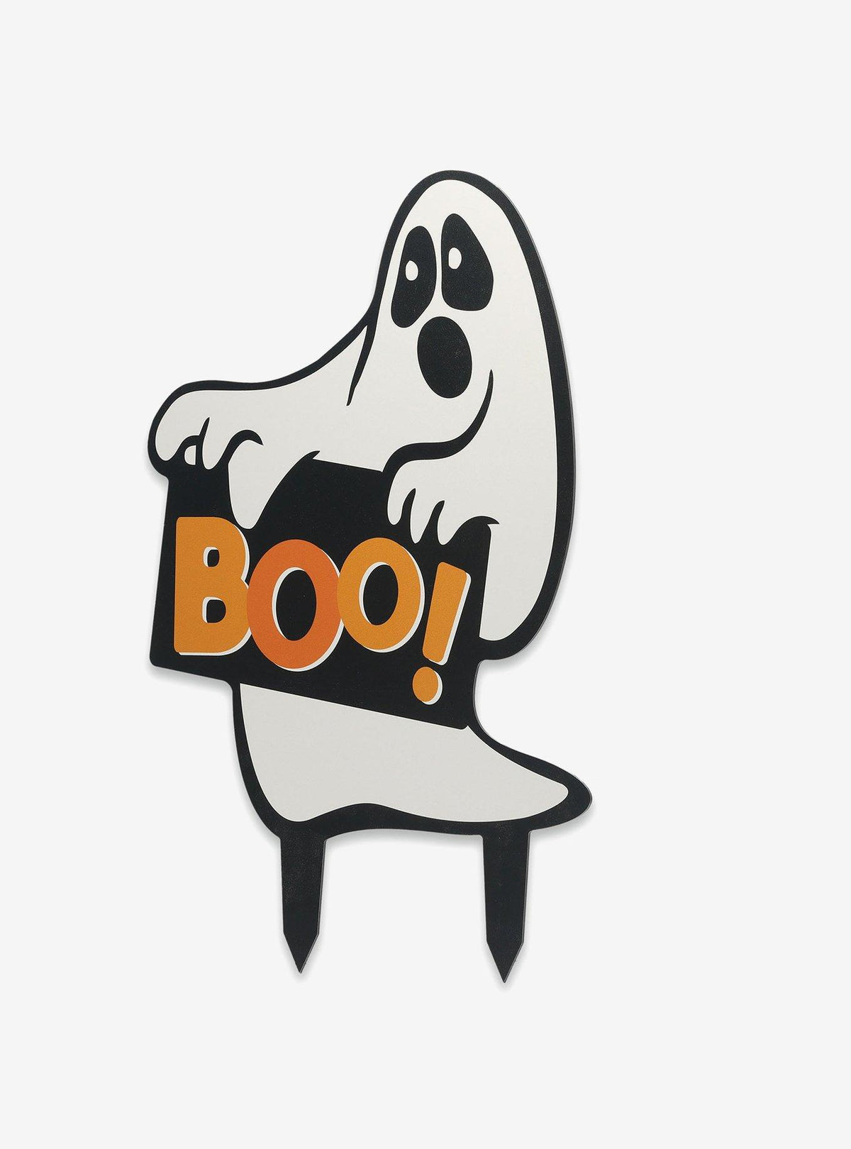 Estaca metálica de fantasma Boo para Halloween
