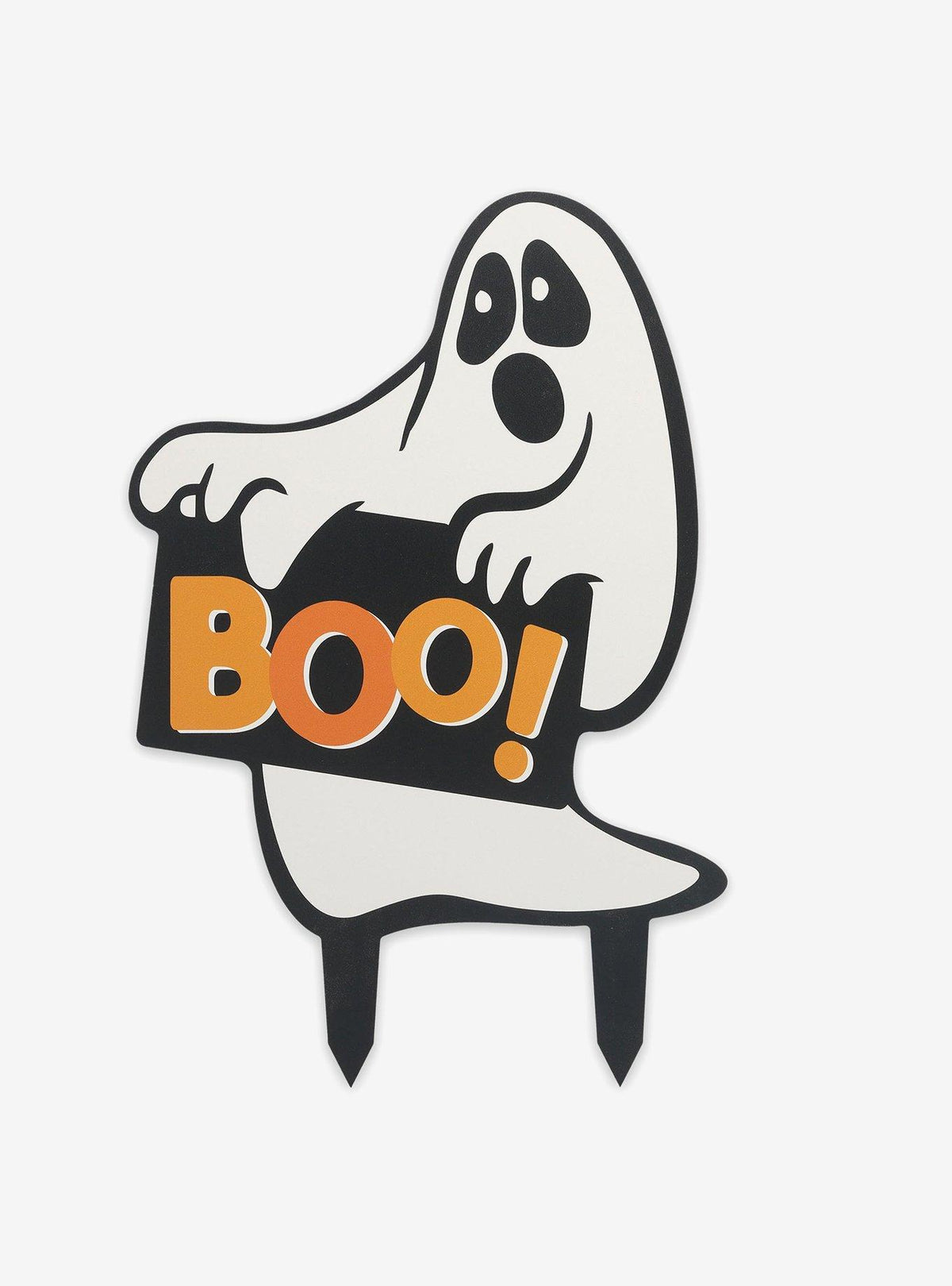 Estaca metálica de fantasma Boo para Halloween
