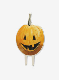 Estaca metálica de calabaza feliz para Halloween