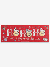 Letrero navideño «Ho Ho Ho» de Winnie the Pooh