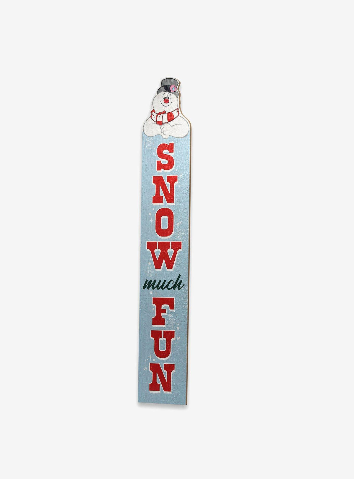 Decoración vertical de madera Frosty the Snowman