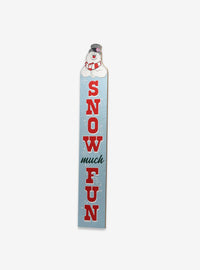 Decoración vertical de madera Frosty the Snowman