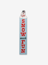 Decoración vertical de madera Frosty the Snowman