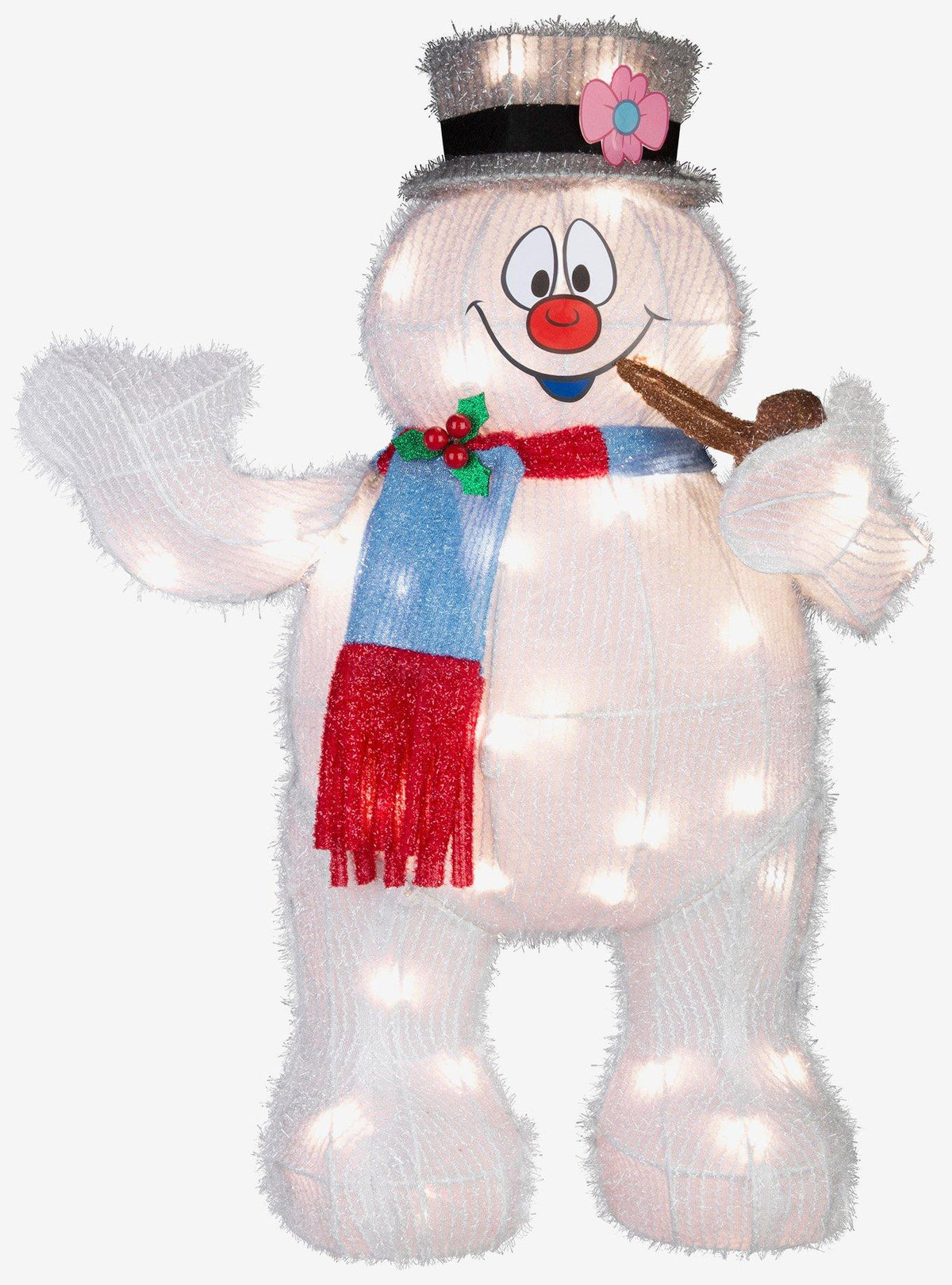 Escultura navideña luminosa de Frosty the Snowman