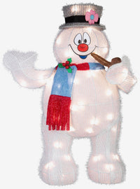 Escultura navideña luminosa de Frosty the Snowman