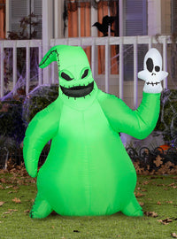 Inflable Airblown de Oogie Boogie con calavera