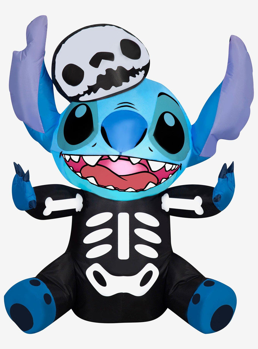 Inflable de Stitch con disfraz de esqueleto · Space Store