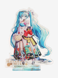 Figura acrílica Hatsune Miku de celebración