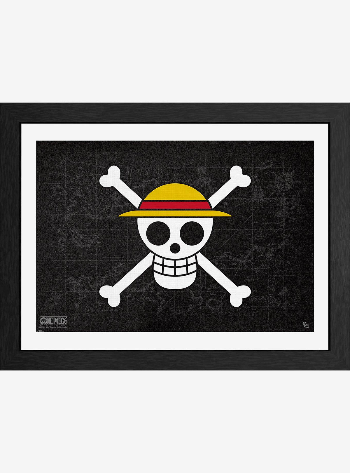 Cuadro enmarcado del emblema de One Piece
