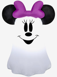 Minnie Mouse inflable de Halloween con diseño de fantasma