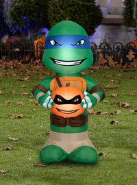 Inflable de Leonardo con calabaza - Tortugas Ninja