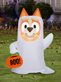 Inflable de Bingo con disfraz de fantasma