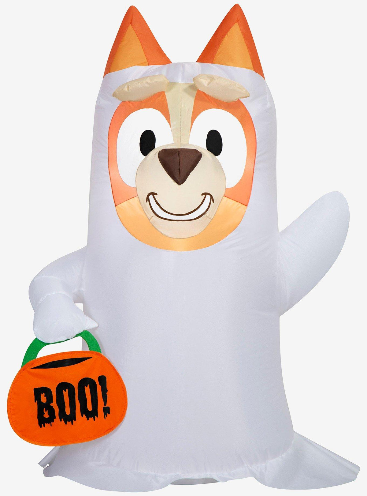 Inflable de Bingo con disfraz de fantasma
