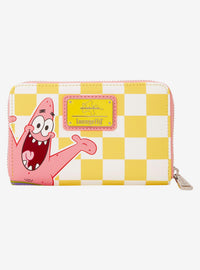 Billetera a cuadros de Bob Esponja y Patricio