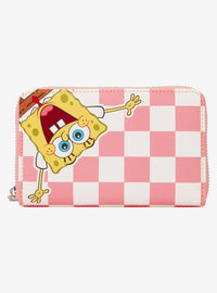 Billetera a cuadros de Bob Esponja y Patricio