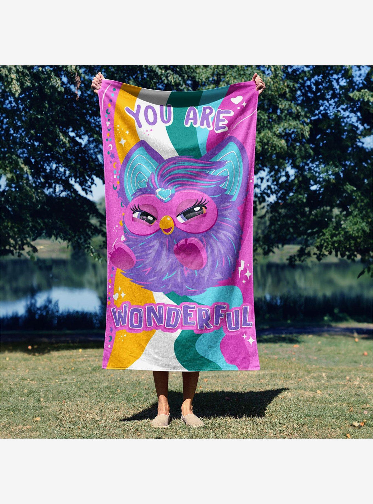 Toalla de playa Furby You Are Wonderful