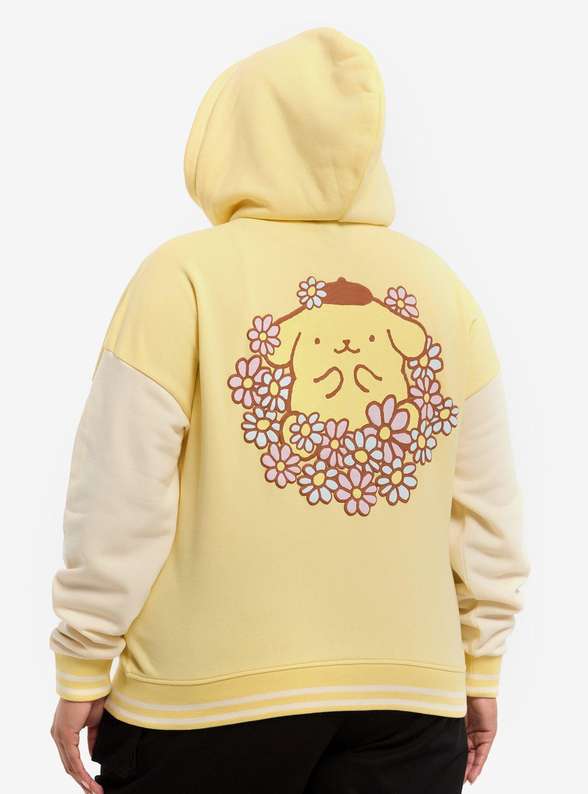 Chaqueta varsity Pompompurin y Muffin talla plus