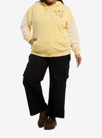 Chaqueta varsity Pompompurin y Muffin talla plus