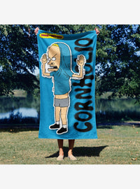 Toalla de playa de microfibra Beavis & Butt-Head: Cornholio